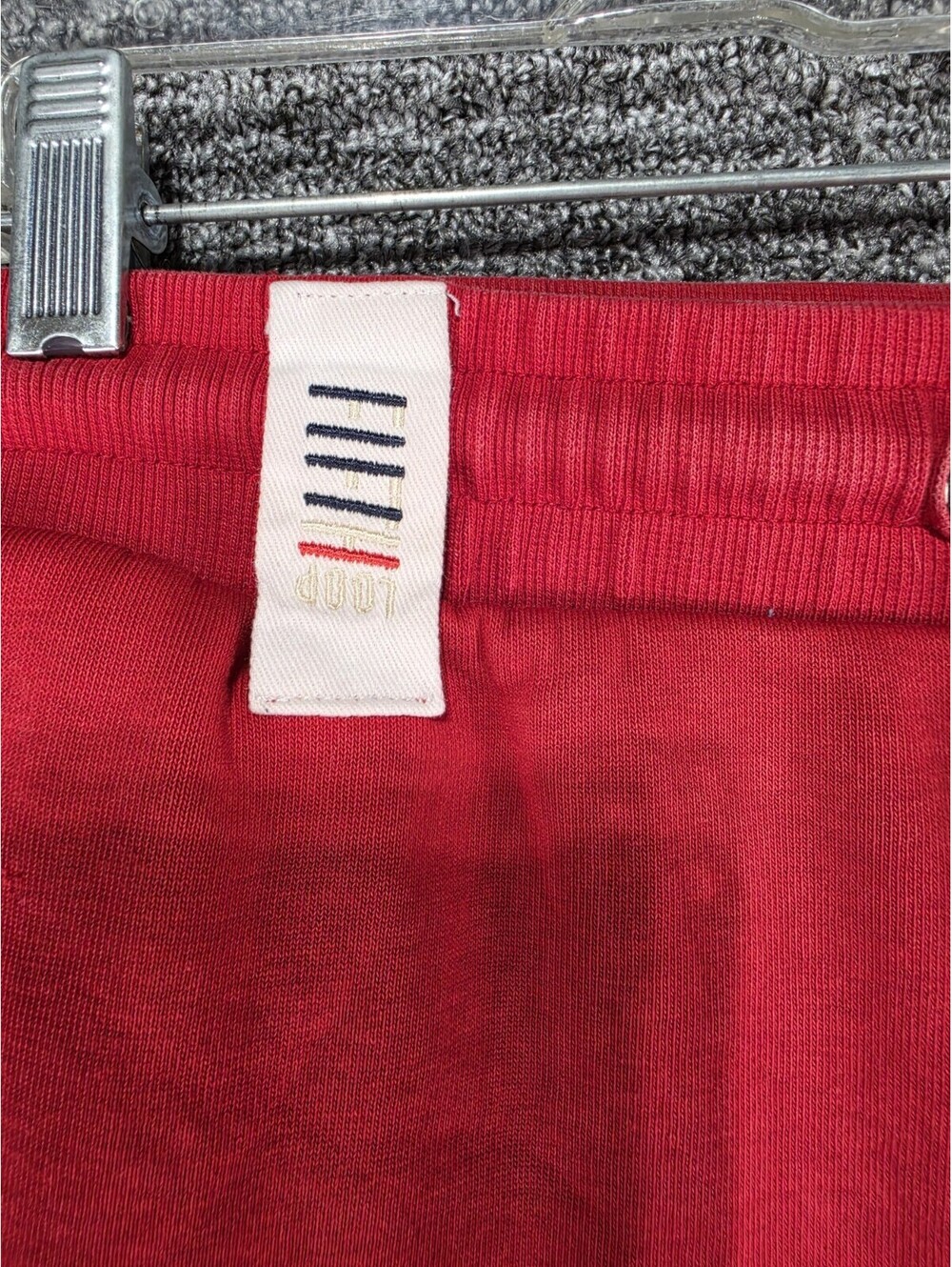MILLION 400 Men's Red Fleece Jogger Sweatpants Embroidered Pockets XL - Picture 6 of 16